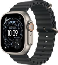 Apple Watch Ultra 3 (2025) 49mm Natural Titanium Case with Black Ocean Band Apple Watch Ultra 3 (2025) 49mm Natural Titanium Case with Black Ocean Band