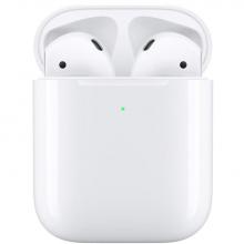 Apple AirPods  Беспроводные наушники в футляре с возможностью беспроводной зарядки Apple AirPods  Беспроводные наушники в футляре с возможностью беспроводной зарядки