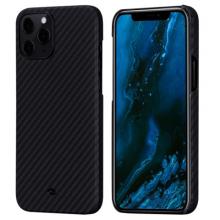 Чехол Pitaka MagEZ Case для iPhone 12 Pro Max 6.7", черно-серый, кевлар (арамид)