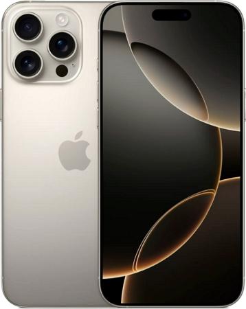 Смартфон Apple iPhone 16 Pro Max 512GB, Natural Titanium (серый)