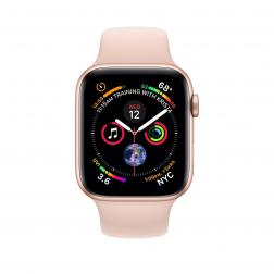 Apple Watch Gold Series 4 44mm GPS+Cellular Aluminum Case with Pink Sand Sport Band