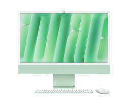 Моноблок Apple iMac 24 Retina 4,5K (M4, 8C CPU/8C GPU, 2024), 16 Гб, 256 Гб SSD, зеленый (MWUE3)