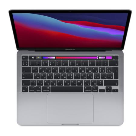 Apple MacBook Pro 13" (M1, 2020) 8 ГБ, 512 ГБ SSD, Touch Bar, Space Gray (Графитовый)