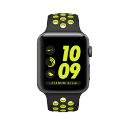 Apple Watch Series 2 Nike+ 42mm Space Gray Aluminum Case with Black/Volt Nike Sport Band