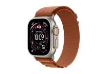 Apple Watch Ultra 3 (2025) 49mm Black Titanium Case with Terra Cotta Alpine Loop