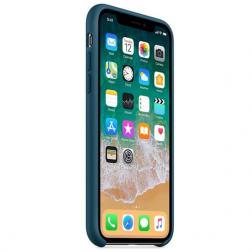 Чехол для iPhone X Силиконовый , цвет «космический синий»