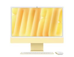 Моноблок Apple iMac 24 Retina 4,5K (M4, 10C CPU/10C GPU, 2024), 16 Гб, 256 Гб SSD, желтый (MWUW3)