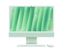 Моноблок Apple iMac 24 Retina 4,5K (M4, 10C CPU/10C GPU, 2024), 16 Гб, 512 Гб SSD, зеленый (MWUY3)