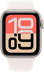 Умные часы Apple Watch SE 3 40mm (2025) Starlight Aluminum Case with Sport Band Light Blush