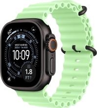 Apple Watch Ultra 3 (2025) 49mm Black Titanium Case with Neon Green Ocean Band Apple Watch Ultra 3 (2025) 49mm Black Titanium Case with Neon Green Ocean Band