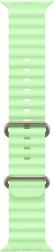 Apple Watch Ultra 3 (2025) 49mm Natural Titanium Case with Neon Green Ocean Band