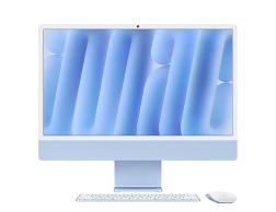 Моноблок Apple iMac 24 Retina 4,5K (M4, 10C CPU/10C GPU, 2024), 16 Гб, 256 Гб SSD, синий (MWV13)