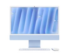 Моноблок Apple iMac 24 Retina 4,5K (M4, 10C CPU/10C GPU, 2024), 16 Гб, 256 Гб SSD, синий MWV13